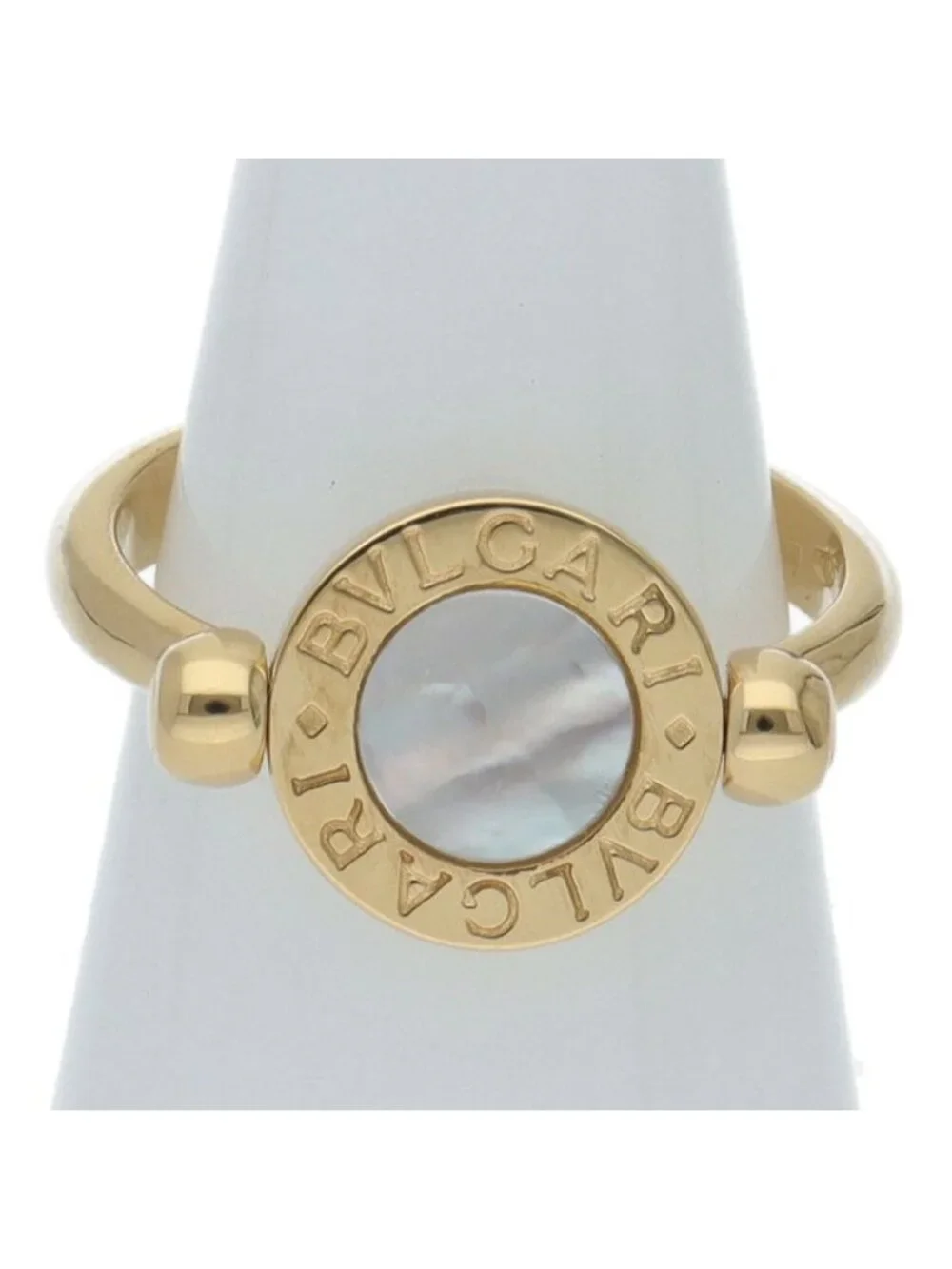 Bvlgari Flip Ring Onyx 18k Yellow Gold